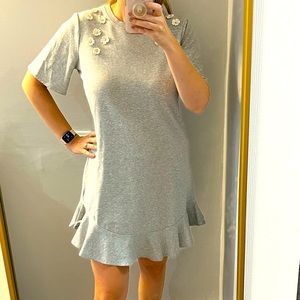 Cece Flounce Hem Dress - Medium